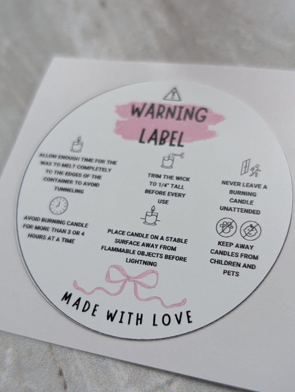 Warning labels
